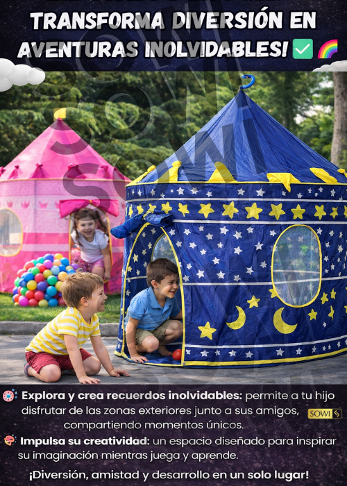 CARPA CASA INFANTIL+SET5 DE 25 MARCADORES😍