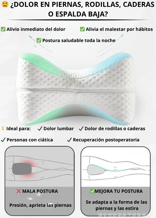 💆‍♂️COMBO EMS ALMOHADA ORTOPEDICA SUPERIOR + ALMOHADA ORTOPEDICA INFERIOR💆‍♂️