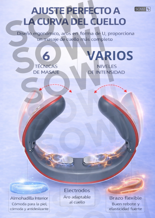 💆‍♂️Masajeador de Cuello + 2 parches + Tapete Masajeador💆‍♂️