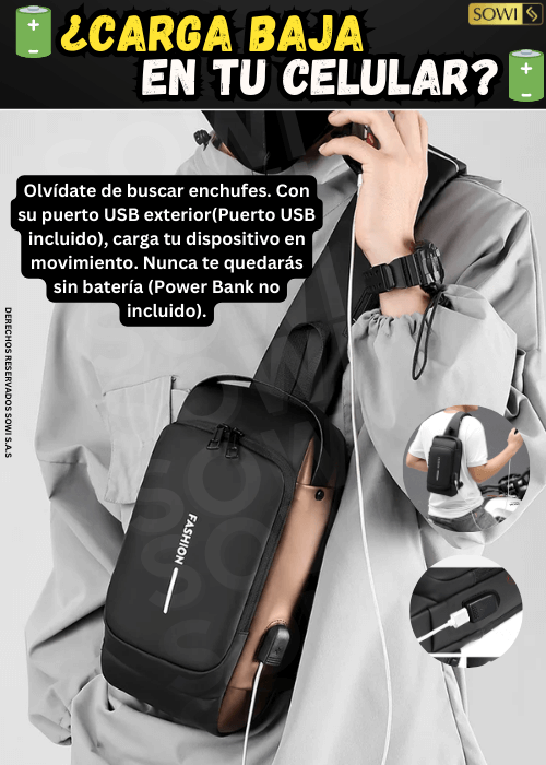 COMBO RIÑONERA IMPERMEABLE USB + BARBERA-PATILLERA+GUIAS OBSEQUIO😍®